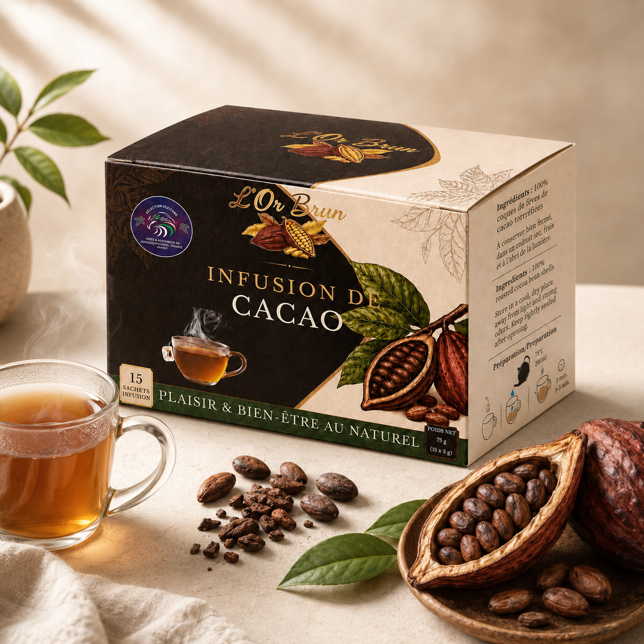 Infusion de cacao de la gamme KIC